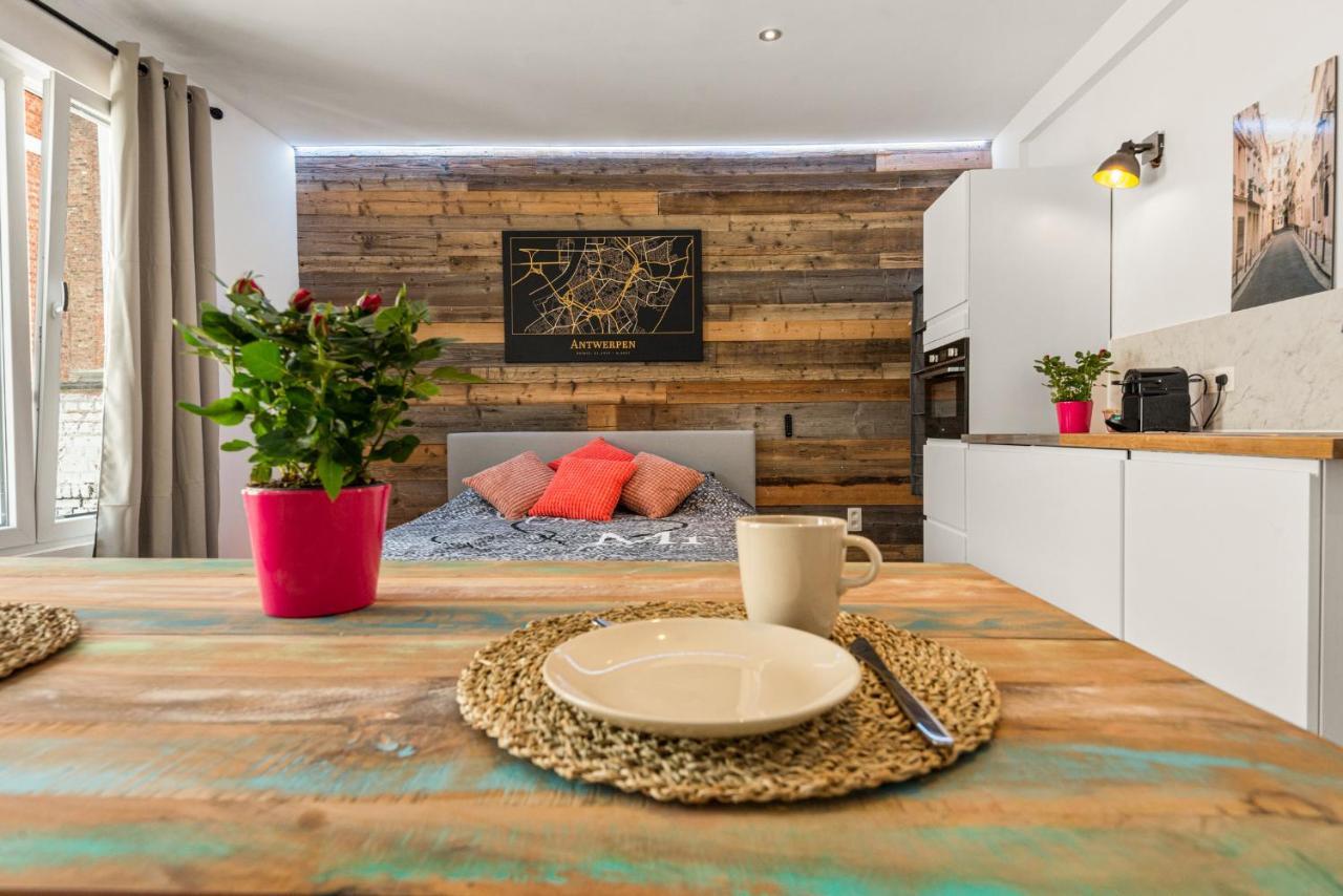 Suite City Center In Quiet Street & Airco Antwerp Luaran gambar